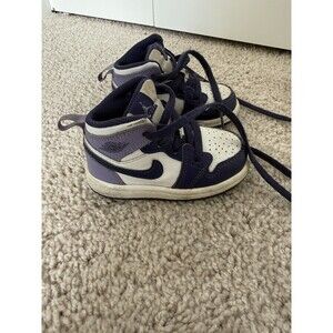 Nike Air Jordan 1 Mid Purple Blueberry baby Sneakers DQ8425 515 - SZ 5 C